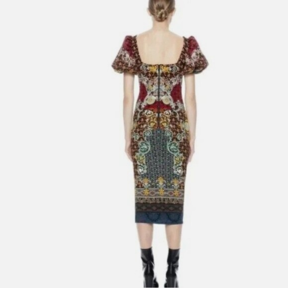 Alice and Olivia Lexia Bodycon Bold Dress Size 2 - Picture 8 of 12